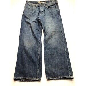 OLD NAVY Loose Jean Men 36x30 (38x30 actual) Baggy Light Wash Denim Blue Wide